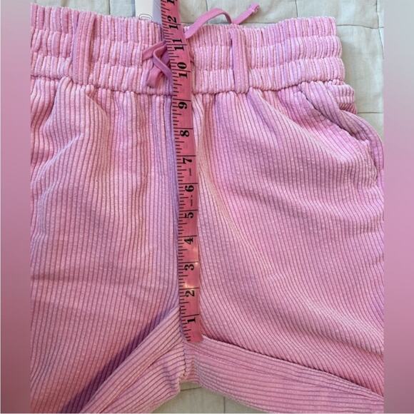 NWT BDG Jessie Pink Corduroy Pull-On High Rise Wide Leg Pants - S - Picture 8 of 11